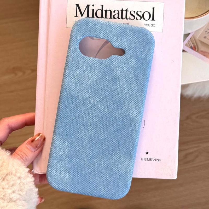 Retro Vintage Cowboy Fabric Case For Google Pixel 10 10A 9 Pro XL 9A 8 8A 7 7A Shockproof Jeans Hard Bumper Armor Phone Cover