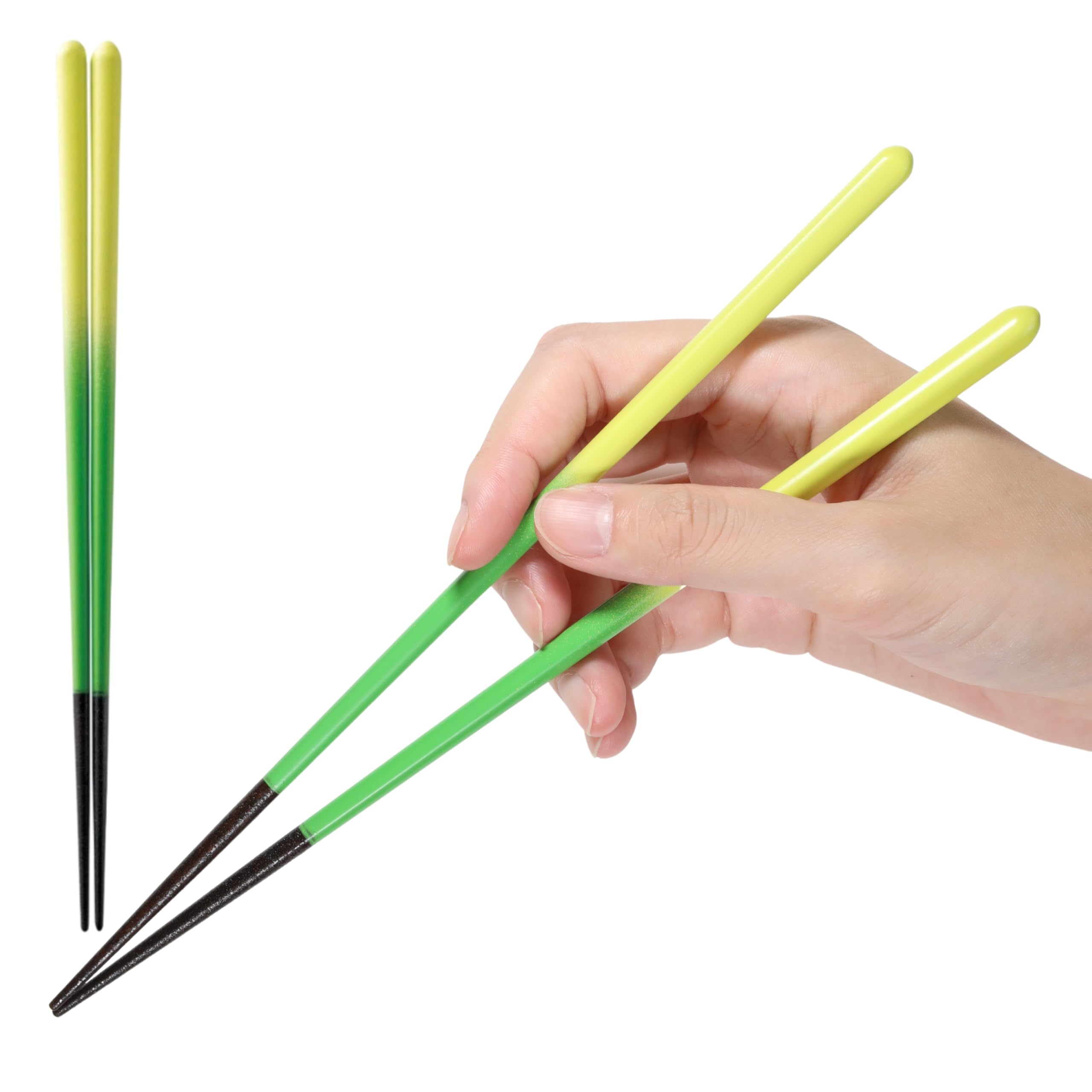 

Hula Collection Colorful 23cm Dishwasher Safe Coating Keeps Its Look for Stylish [Japanese Chopsticks] Thin, Easy-to-Use, Non-Slip Chopsticks,