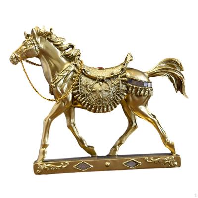 Élégante sculpture de cheval pour la décoration intérieure et le bureau