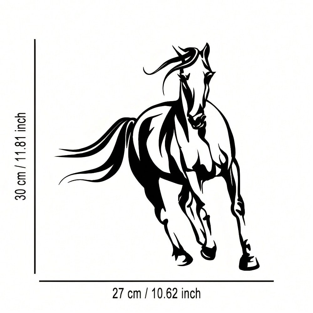 1pc Thoroughbred Horse Metal Wall Decor Vintage Iron Art Equestrian Gift Farmhouse Plaque