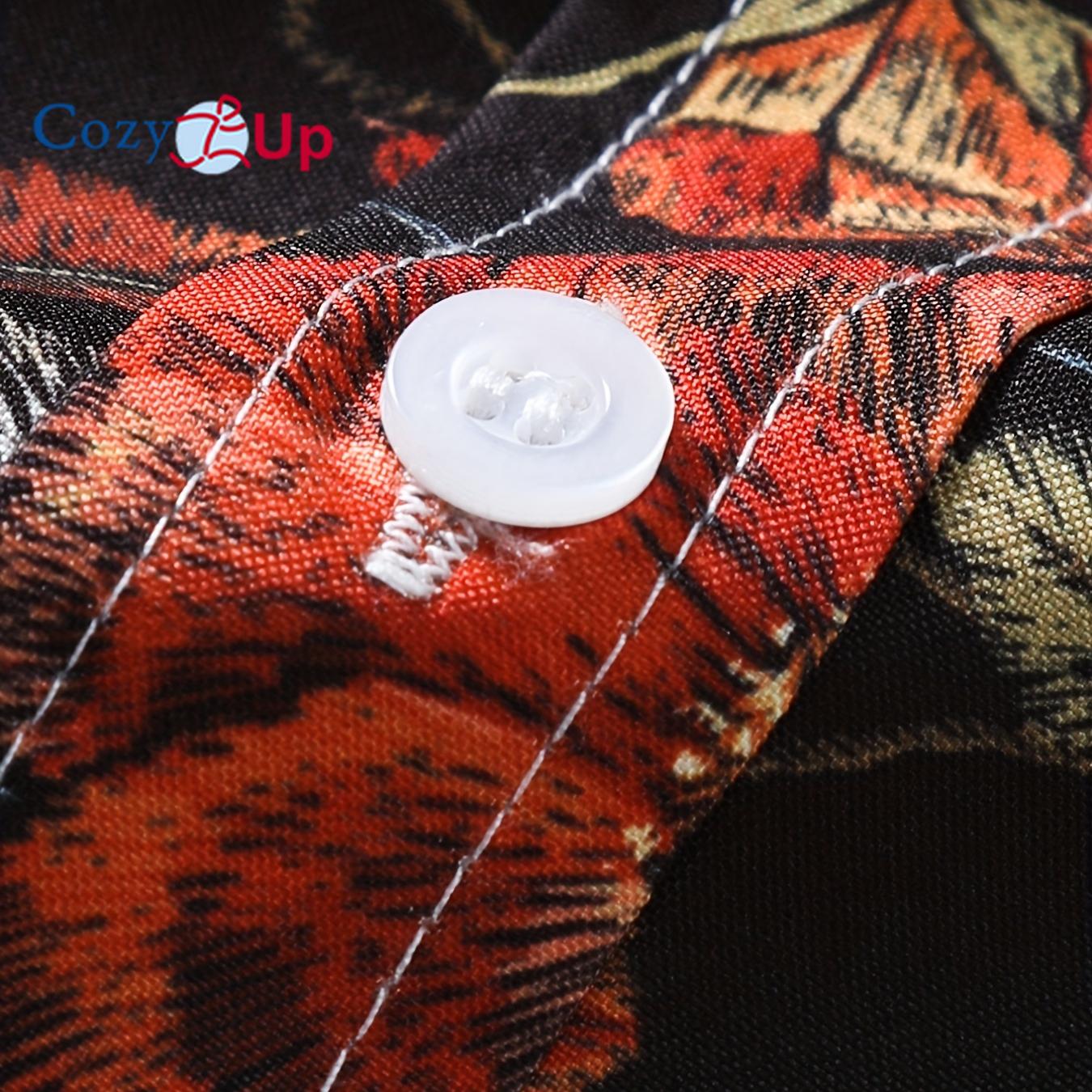 Мужская повседневная рубашка с коротким рукавом с принтом черепа и розы — фото 6