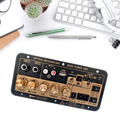 D50 Subwoofer Power Amplifier Board With Optical Audio Bluetooth-compatible Power Amplifier Board For Home Car