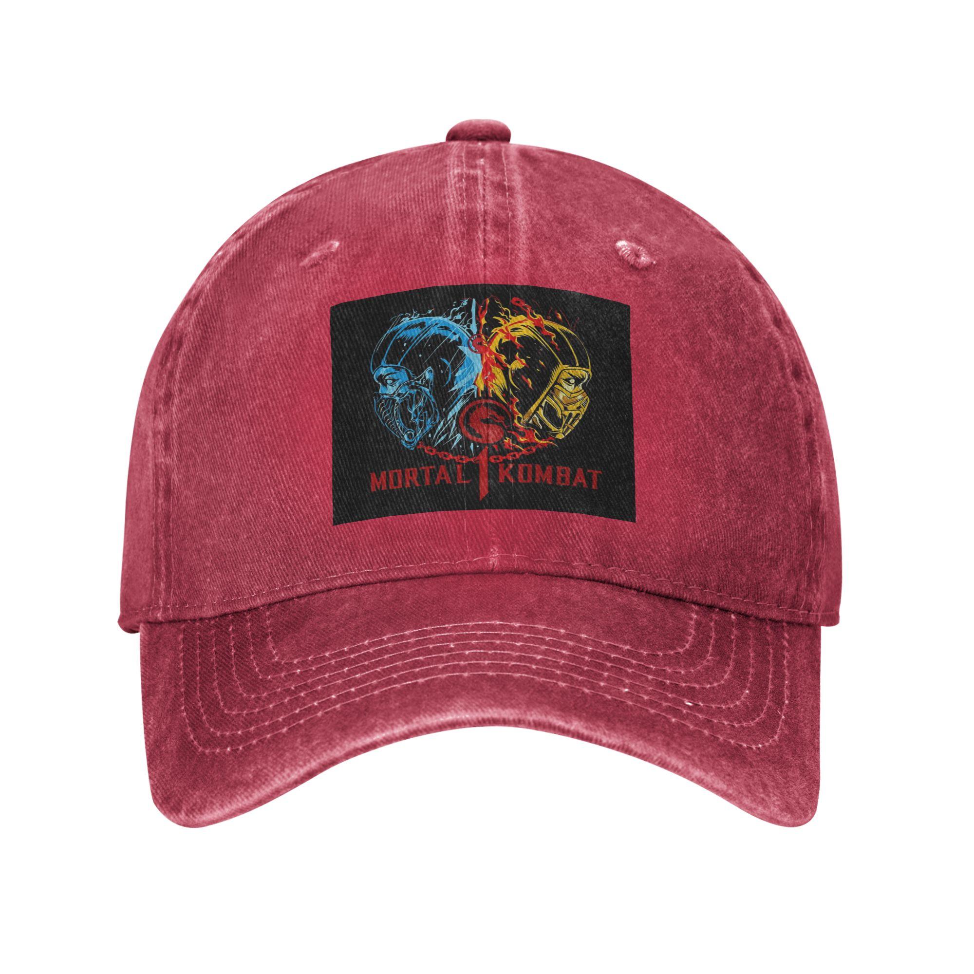 

Mortal Kombat one Denim Fabric Cap Casual Baseball Caps Adjustable Hat Summer Unisex Baseball Hats One Size