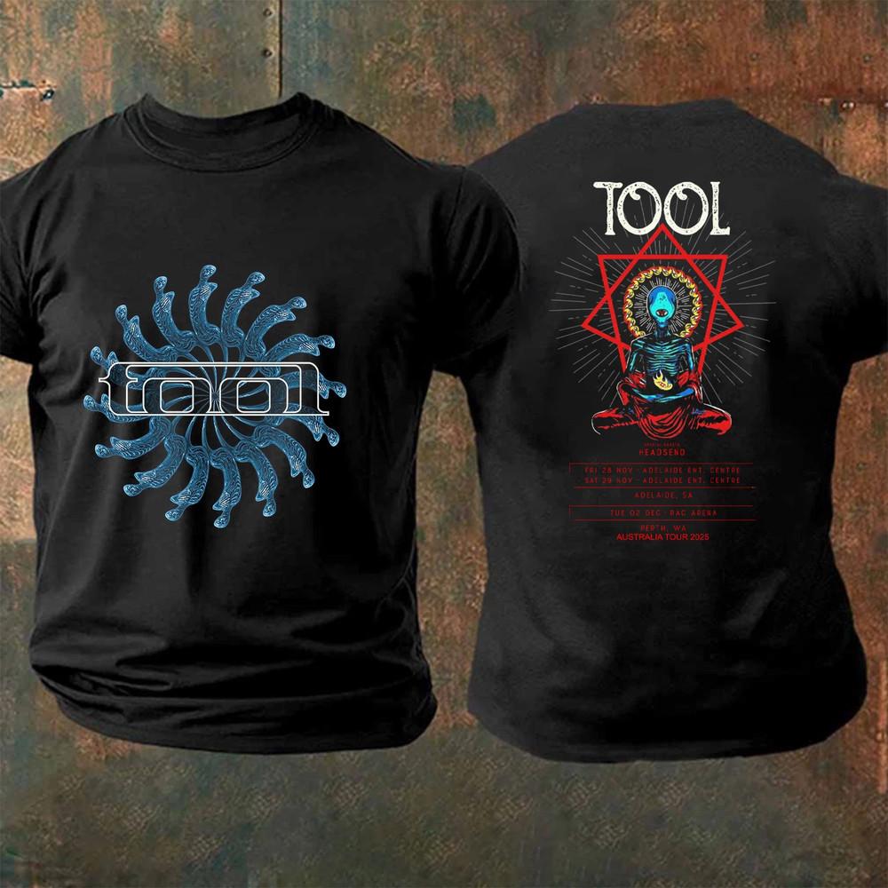 Tool Band Australia Tour 2025 Unisex Rock Concert T-Shirt Tool Tee S-5XL Unisex T-Shirt L