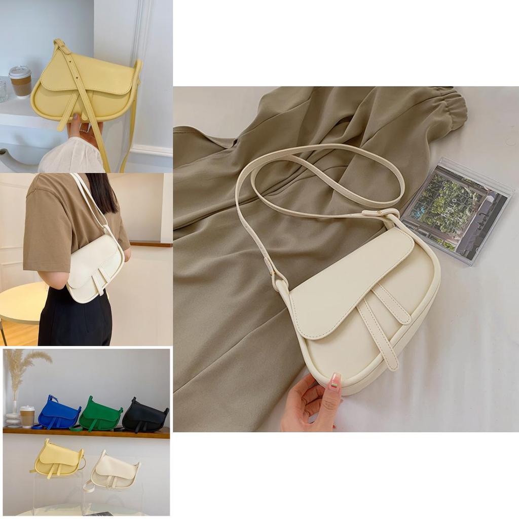 Trendy Retro Shoulder Bag With Car Line Stitching Detail