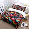 "Colorful Heart Pattern Decor Set" Soft Comfortable Duvet Cover Bedding Set Included 1*Duvet Cover & 2*Pillowcases Gift