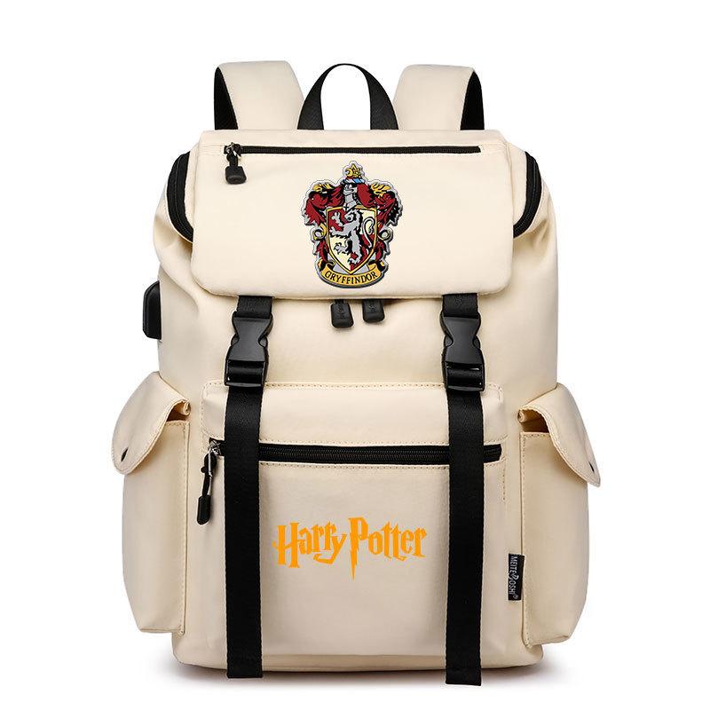 Harry Potter Backpack Men'S Fashion Versatile School Bag Female Student Backpack Travel Bag