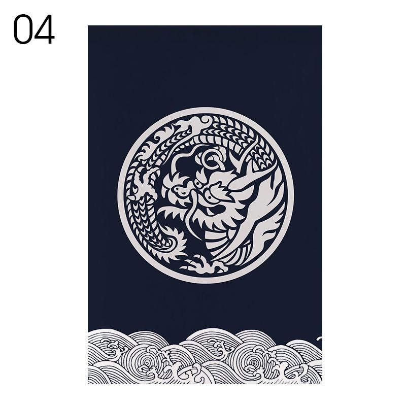 Japanese Tea Room Partition Pennant Kitchen Door Head Curtain Teahouse Hanging Short Curtain Sushi Restaurant Pub Bar Decor