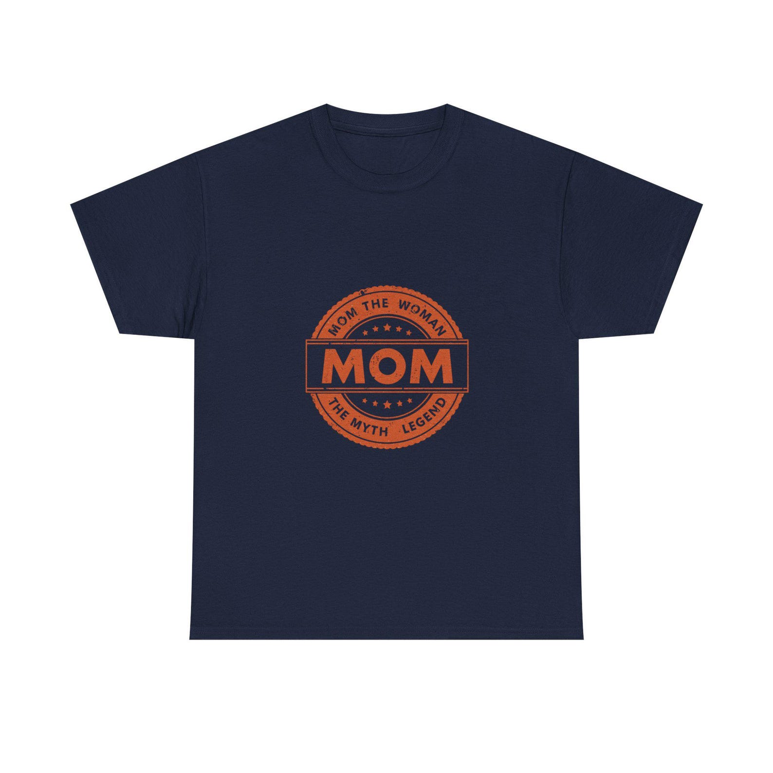 Mom The Woman The Myth The Legend T-Shirt | Vintage Distressed Emblem Tee S