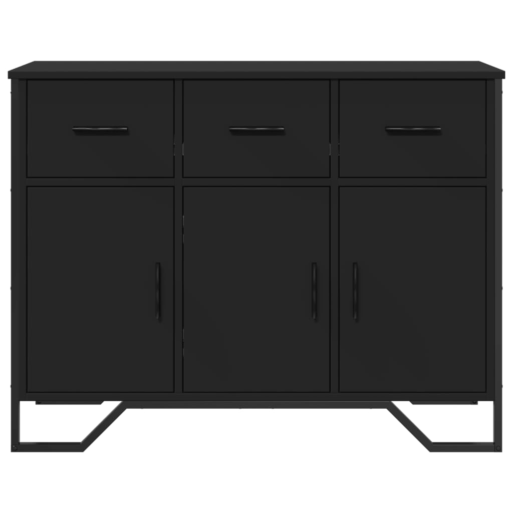 Sideboard Black 97 x 32.5 x 74.5 cm Particleboard