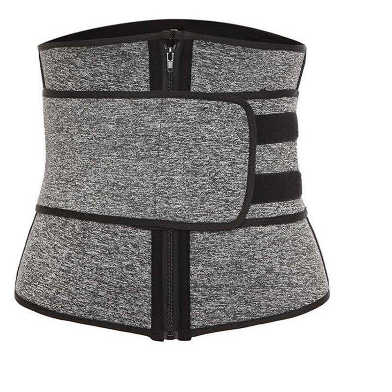 

Новый пояс для похудения Snowflake Grey Sweat-Wicking Body Shaping Belt - Sports Waist Trainer L