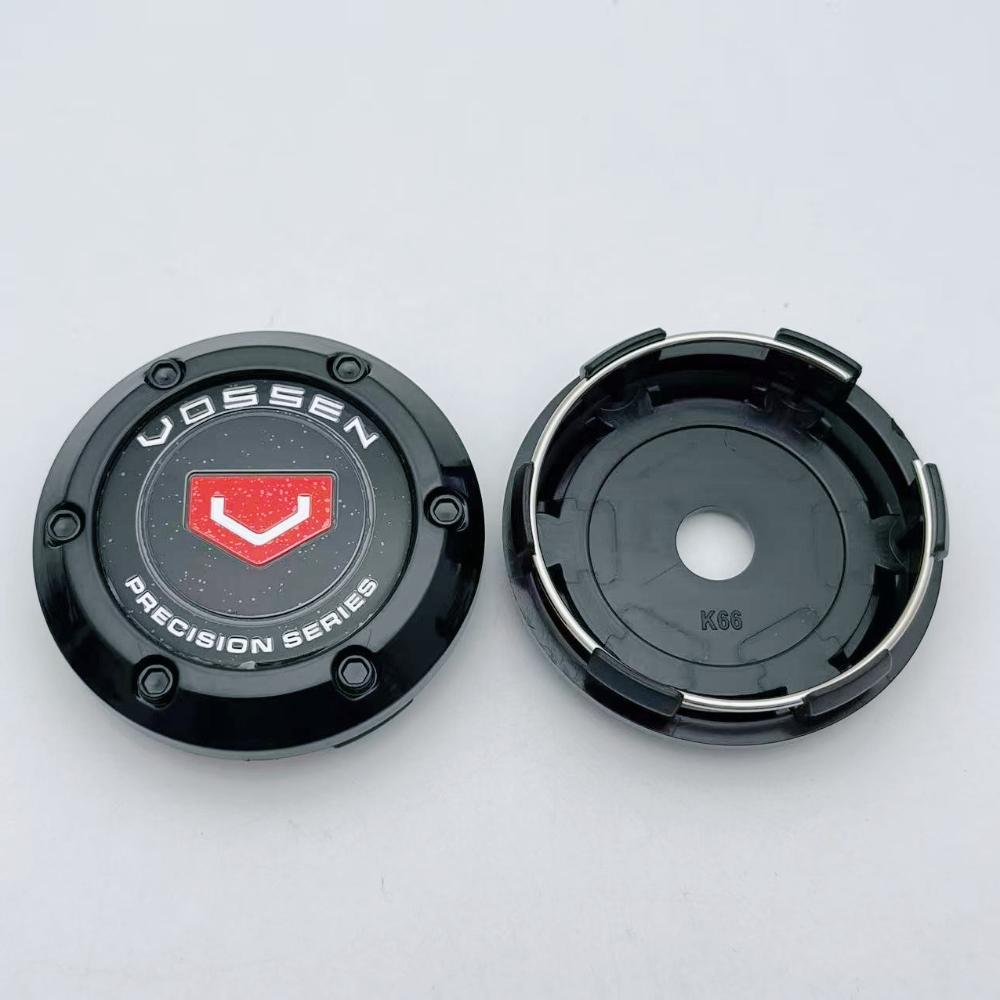 4pcs/Set 66MM 62MM VOSSEN Logo Emblem Badge Car Wheel Center Caps Rim Hubcap Wheel Hub Center Dust Cover Replace Car Accessories