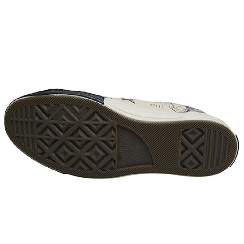 Converse One Star Series Comfortable and Versatile Low-Top Canvas Shoes Unisex Black & White