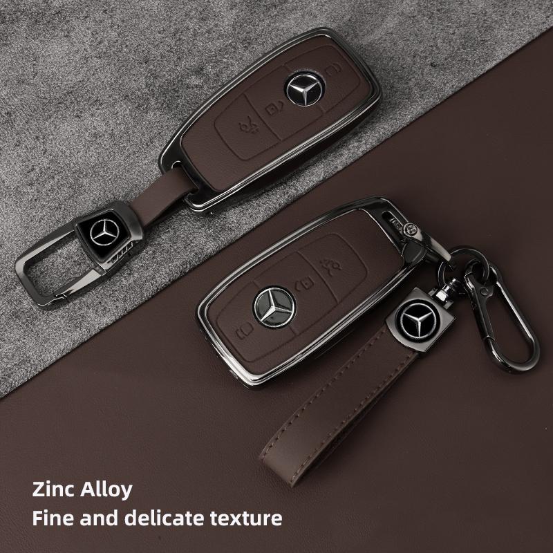 GLC GLB Auto Leder Schlüssel Vollhülle Schale Halter Schutzhülle Für Mercedes Benz AMG W204 W205 W203 W211 W212 W213 W201 W210 W