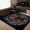 1PC Custom Name Phoenix Artwork Theme Floor Mat Ideal for Living Room, Game Rooms, Office, Bedroom,Floor Mat Playful Design