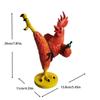 Funny Drunken Kung Fu Chicken Statue Creative Animal Miniatures Figurine Rooster Sculpture  Cabinet