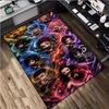 Powerful Anime Characters Home Carpet Office Decorative Carpet For Living Room Bedroom Door Mat Floor Rug Computer Chair Area Rug