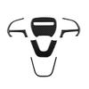 5x Carbon Fiber Steering Wheel Cover Trim for Dodge Challenger Charger 2015-