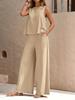 2026 Summer Women's Versatile Cotton Two-Piece Set: Trendy European & American Loose Pullover with Round Neck