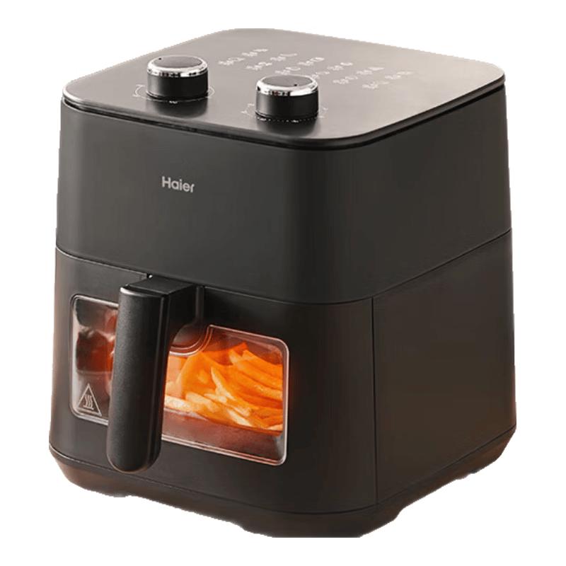 Haier 5L No-Flip Steam Air Fryer CN plug (adapter included)