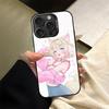 Cartoon F-FUWAMOCO Phone Case For IPhone 17 16 15 14 13 12 11 Pro Max Plus Color Shockproof Back Silver Cover