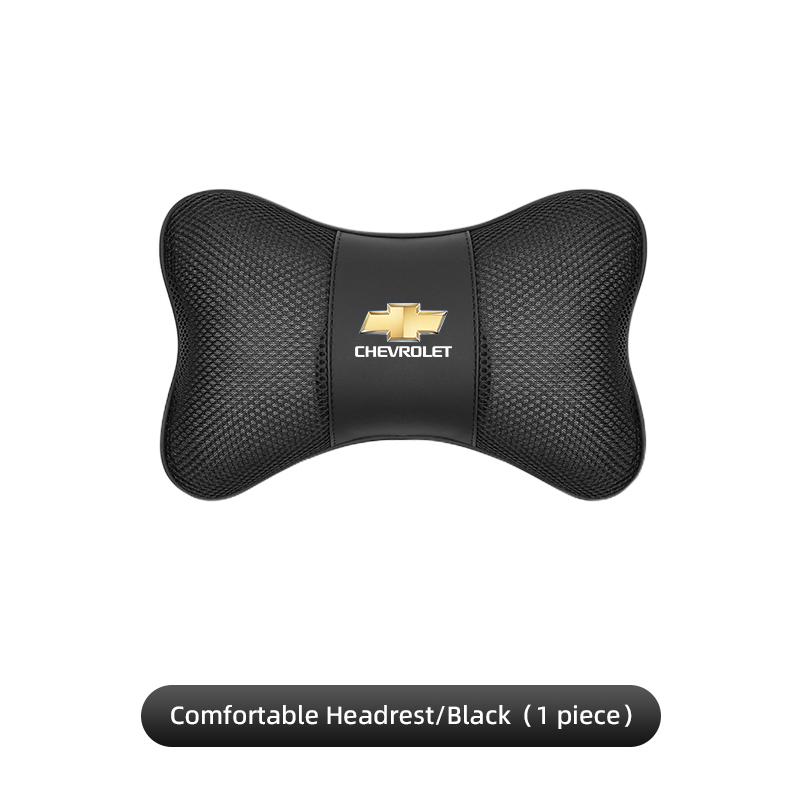 High-end Ice Silk Car Seat Headrest Memory Foam Comfort Pillow Auto Interior For Chevrolet CRUZE Spark Captiva Tracker Epica Z71