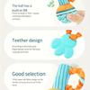 Plush Baby Teether Rattle & Soothing Mobile Toy for 0-1 Year Olds