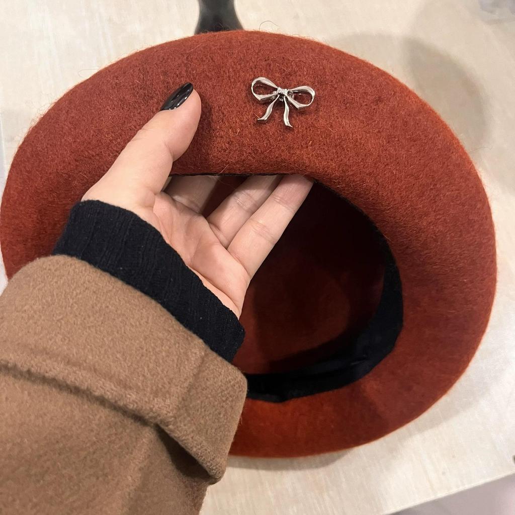 Korean Style Women's Beret - Autumn/Winter Face-Slimming Painter Hat