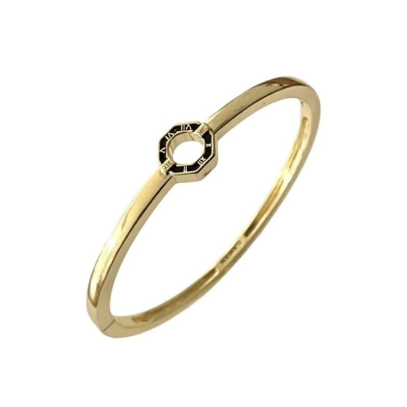 

Gaman Gold Clock Tempus Bangle Bracelet Gold