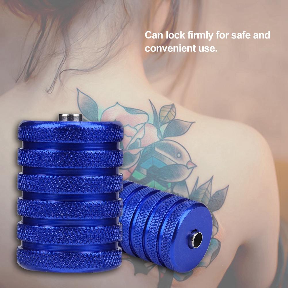 35mm Aluminiumlegierung Tattoo Gerändelter Griff Tube Tattoo Maschine Griffgriffe