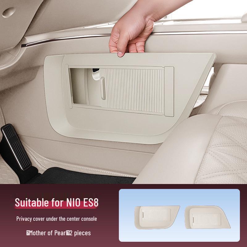 

Compatible with 26 NIO ES8 Models: Center Console Privacy Partition Storage Organizer Sunshade Interior Decoration Accessory.