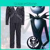 Nightmare Before Christmas Jack Skellington Costume Set For Halloween Parties And Stage Performances