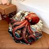 Ship Octopus  pattern, automatic folding umbrella, portable and foldable design, 8 ribs, a Christmas or birthday gift.