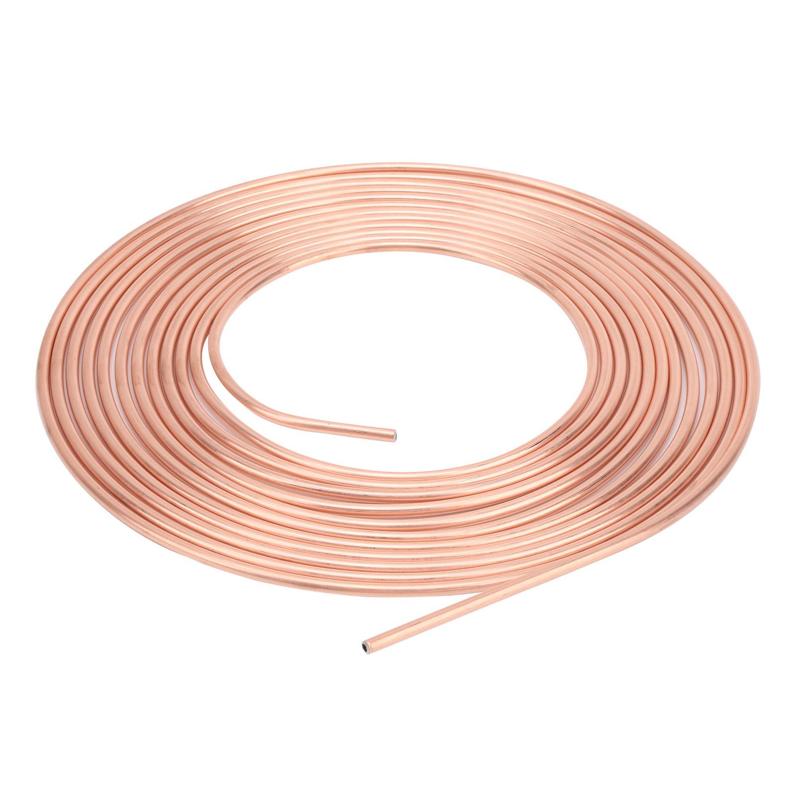 

316in OD 25ft Copper Nickel Brake Line Tubing Kit Coil and Fitting Perfect Flexibility