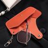 Retro Anti Pressure PU Leather Sunglasses Storage Bag Protective Sleeve Spectacle Case Glasses Case