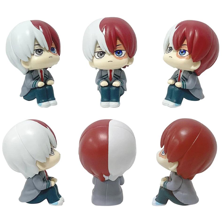 Hot Anime My Hero Academia Midoriya Izuku Bakugou Katsuki Ochaco Uraraka Anime Figure Q Versio Toys For Kids Christmas Toy Gifts