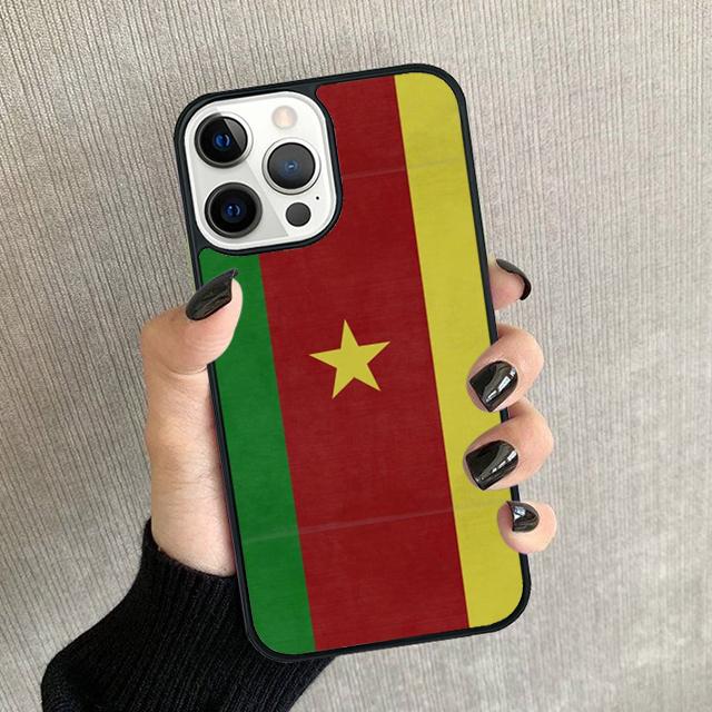 Republic of Cameroon Flag Phone Case For iPhone 17 Air 16 15 14 plus 11 12 13 Pro max Soft Bumper Shell Cover coque