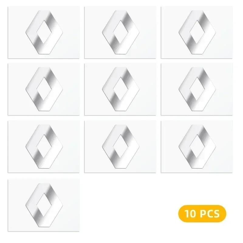 2026 Heiß Für Renault Radkappen 2/5/10 Stück 3D Metall Auto Emblem Logo Dekorative Aufkleber Abzeichen Decal Innenraum Styling Für Renault kol