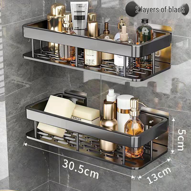 MDNG No-Drill Wall Shelf for Bathroom & Kitchen