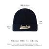 Autumn and winter alphabet wool hat femininity versatile ear protection knitted hat new face small warm cover hat men