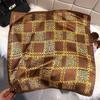 Fashion Square Fashion Foreign Style Small Silk Scarf Women'S Headband Decorative Scarf Dual-Purpose Small Square Scarf New Scarf