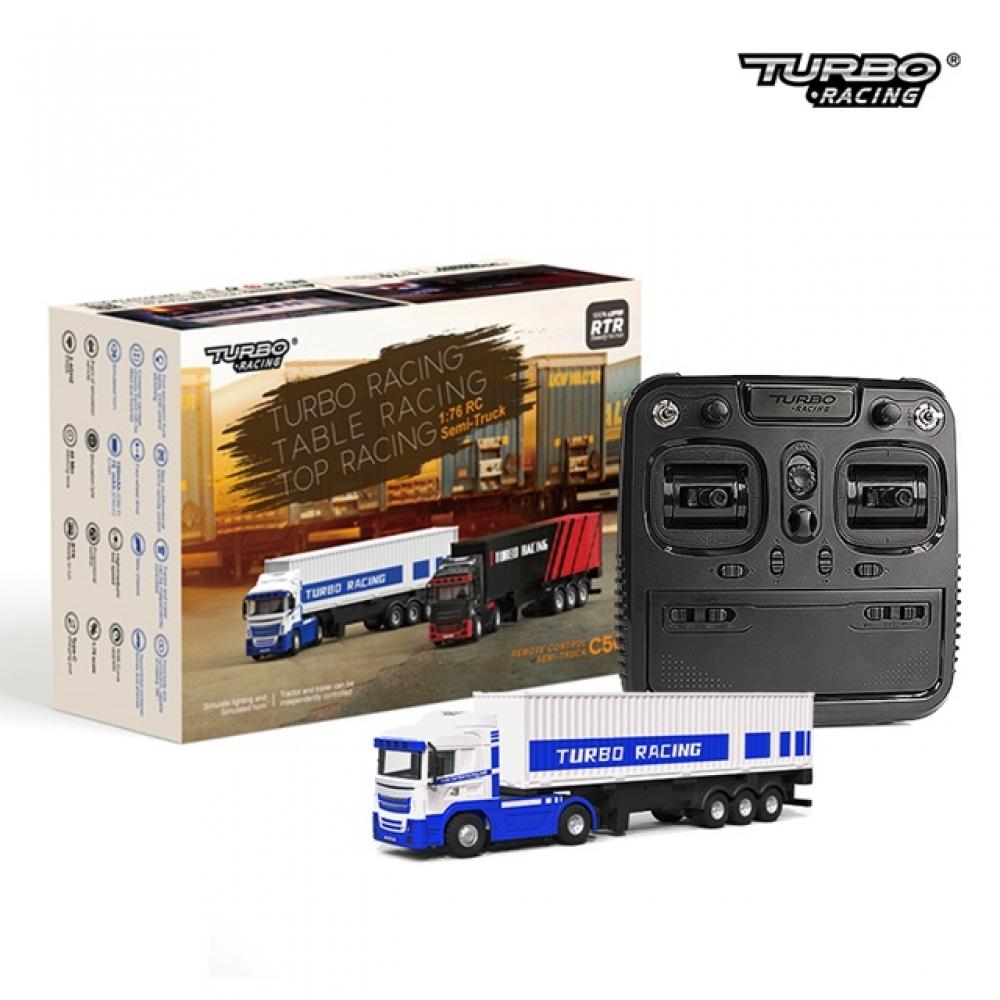 Hitec Turbo Racing C50 White Trailer Truck