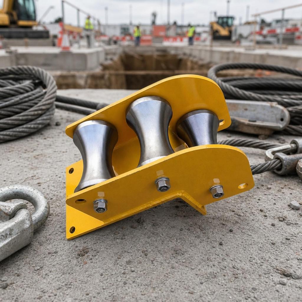 Cable Pulley Industrial Rope Compact for Utility Workers