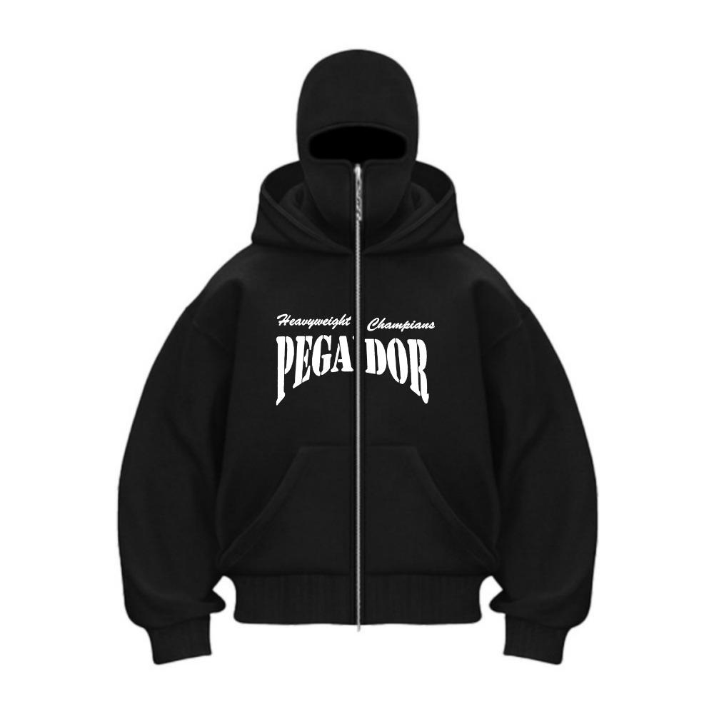 New Men's and Women's Casual Sportswear for Autumn and Winter with Hooded Face Mask Design and Warm Design