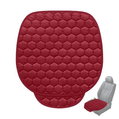 Seat Cushion Wedge Cushion Soft Plush Seat Driver Memory Foam Pad Truck Seat Cushion Comfort Seat Protector With Small Pocket