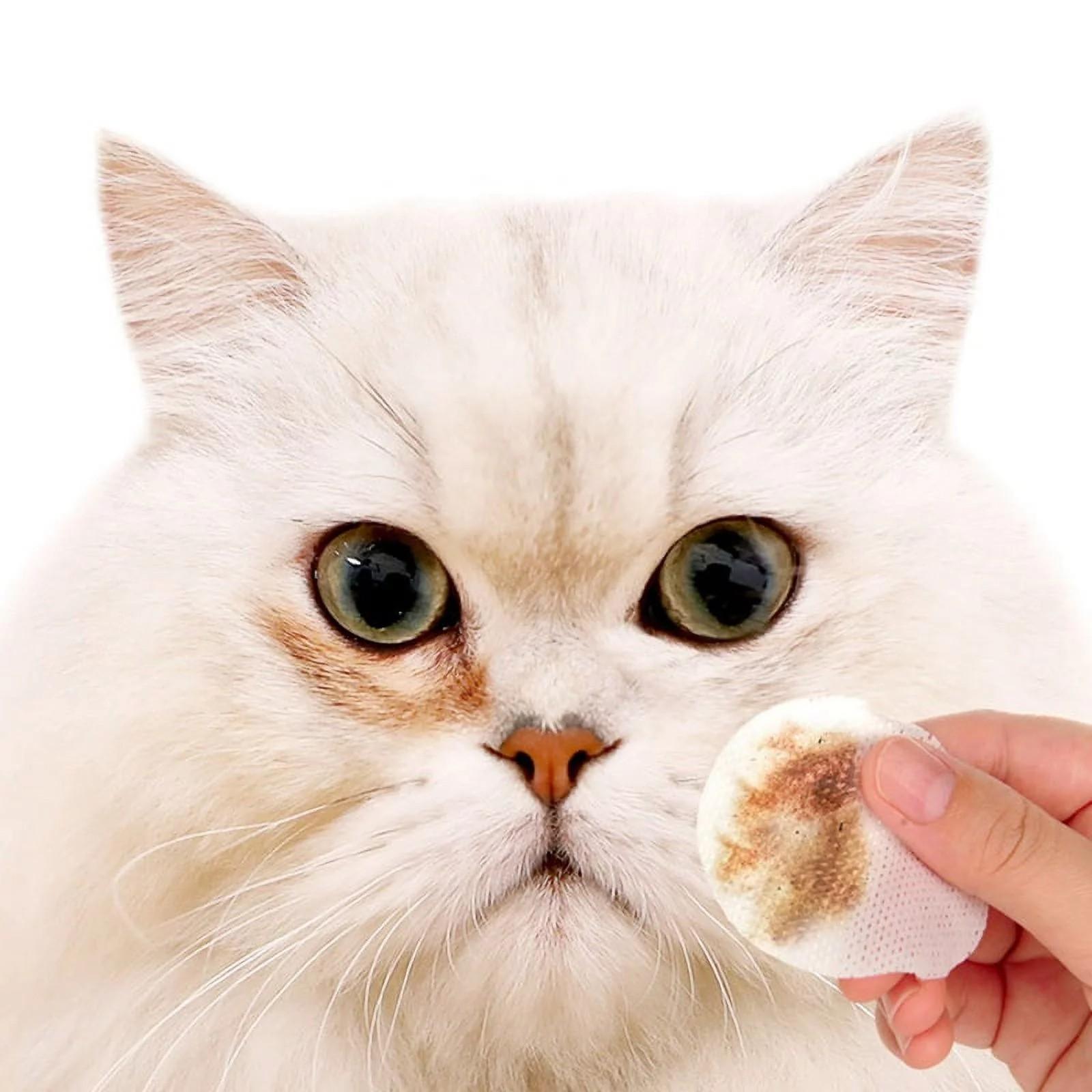 Специальные влажные салфетки для домашних животных 130 шт. Салфетки для очистки глаз — фото 5