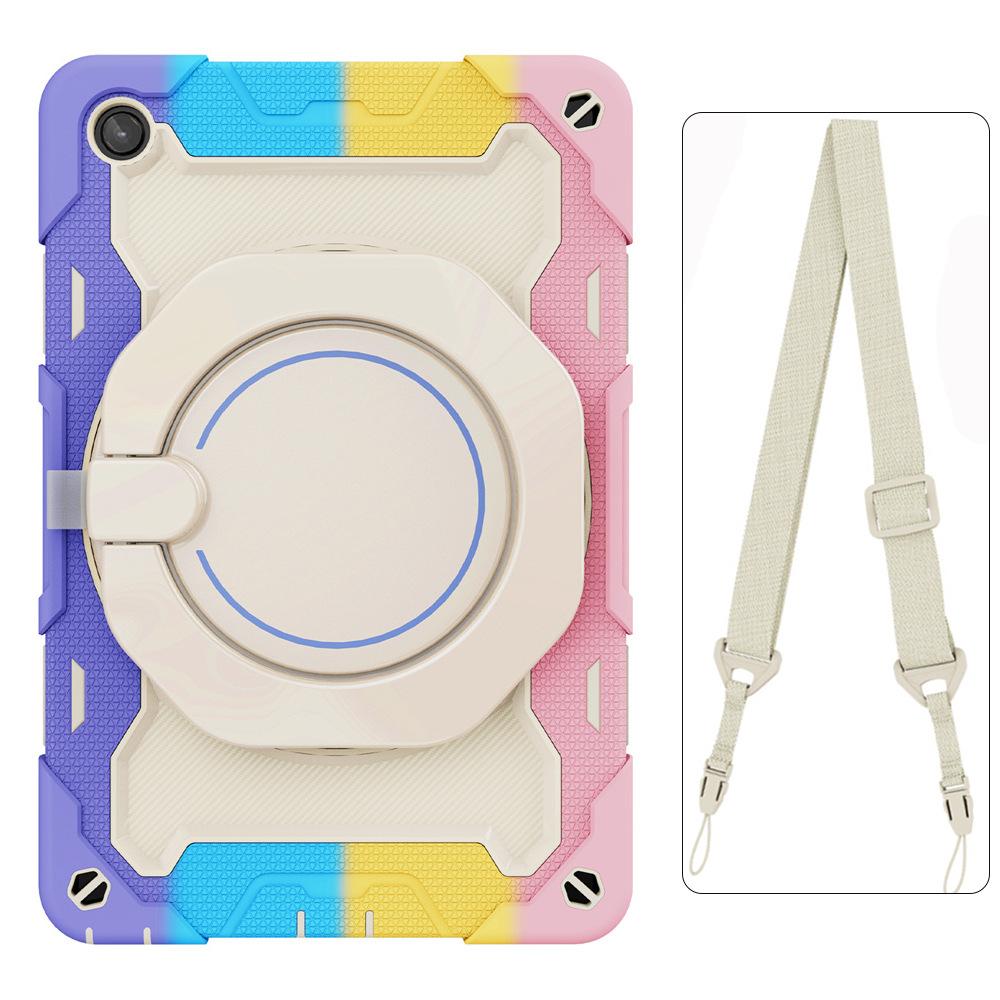 Suitable for Lenovo Tablet Case Protective Cover M11M9one8.7K9IDEA11 Xiaoxin 2025 with Wristband and Rotating Stand