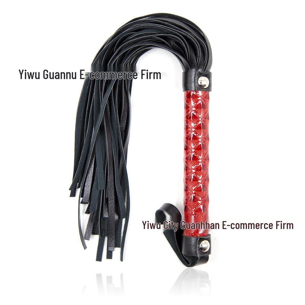 SM Erotic Leather Whip Performance Prop, Alternative Toy for Adults