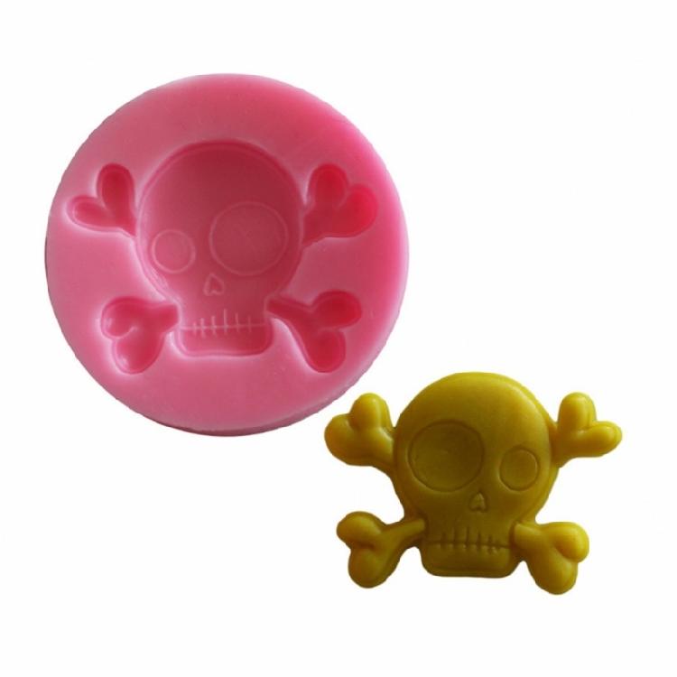 Silicone Baking Molds Detailed Skull Shaped Cake Moulds DIY Chocolate Mould