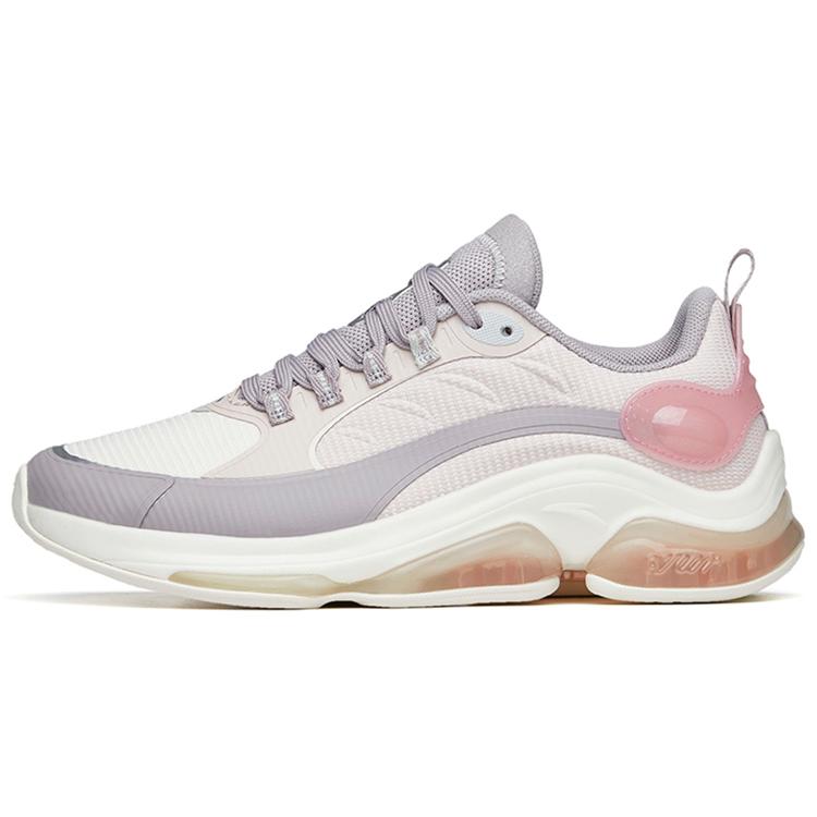 

Anta Textile, TPU Cushioning Slip Resistant Abrasion Resistant Breathable Low top Running Shoes Women s Gray White 122215501-5 35.5